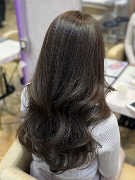 ロンド フィーユ(Lond fille) ブリーチなし/髪質改善/大人ガーリー/ダークアッシュ/前髪/銀座