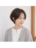 ミセス美フォルムショートボブ　20代 30代 40代 50代 60代ミセス