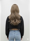 ベージュカラーのセミストレート【ヘアリゾートアジア南浦和店】