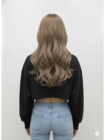 ヘアリゾート アジア(Hair Resort Asia)&nbsp;ベージュカラーのセミストレート【ヘアリゾートアジア南浦和店】