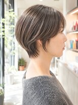 ジアン バイ ミルボン 西宮ガーデンズプラス(GIEN by milbon) 白髪ぼかしハイライト/大人ショート/マッシュショート