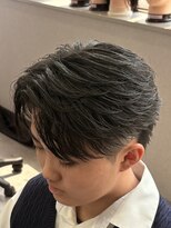ビーテックバイゼン 山科店(B-TECH by Zen)&nbsp;くせ毛を活かしたフェザーパーマ風