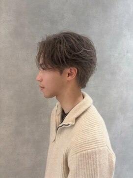 ルーブ トウキョウ(Loob. TOKYO) メンズダブルカラーミルクティーピンクベージュレイヤーカット