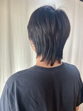 ココカラヘアー ニコ(cococara hair nico) メンズカット/ウルフレイヤー/センターパート