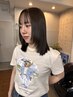 [美髪チャージ]カット+髪質改善トリートメント￥9500
