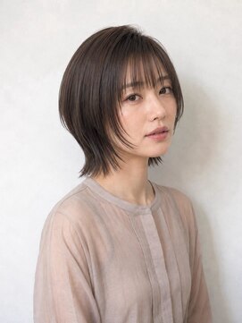 レセ 南柏店(Laissez) アッシュブラウン/ショートウルフ/ウルフボブ/シースルーバング