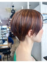 ヘアーループレル(Hair ruup Rell design works)&nbsp;大人可愛い丸みショートボブ×小顔ショート【那覇安里】