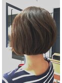 【ruf  hair design】重め前下がりショートボブ
