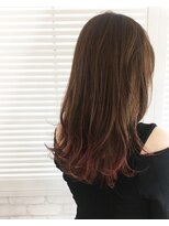 ソイルアヴェダ(Soil AVEDA)&nbsp;裾カラー×ピンク【沼津/沼津駅】