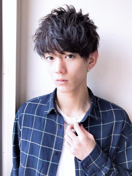 アグ ヘアー ティサーク 調布店(Agu hair ttysark) 無造作前下がりツーブロックマッシュパーマ