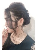 定番人気No.1★シニヨン★ヘアセット★結婚式★編み込み