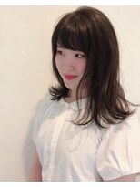 ザブックハンドサロン(The book hand salon)&nbsp;ダークアッシュ×セミロング