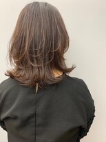 ナンバー アンフィール 渋谷(N° anfeel)&nbsp;大人かわいいくびれミディラベンダーインナーカラー