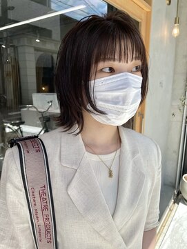 ミー(mii) 【mii】ミディアムレイヤーウルフ