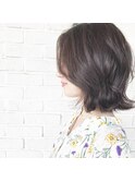 外ハネ大人ボブ