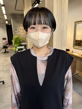 サンド 表参道(sand) インナーカラーグリーン