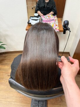 ヘアーパラディ hair paradis シルバーブラウン_酸性ストレート