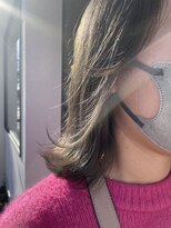 シスコ ヘア デザイン(Scisco hair design) 軽やか♪オリーブグレーな外ハネボブスタイル