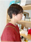 暗ベージュコンパクトショート
