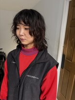 ナループロアツム(Nalu pu loa Tsum)&nbsp;ウルフスタイル/ウルフパーマ/レイヤーパーマ/顔まわりレイヤー