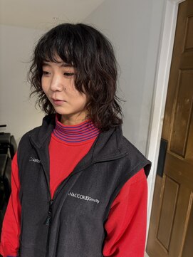 ナループロアツム(Nalu pu loa Tsum) ウルフスタイル/ウルフパーマ/レイヤーパーマ/顔まわりレイヤー