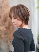 ギークス(GEEKS)&nbsp;【GEEKS渋谷】大人ショートウルフ/30代40代/チョコレート/透明感