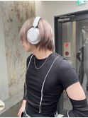 メンズウルフ/ホワイトベージュ/ミルクティーカラー