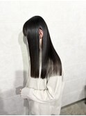 黒髪/グレージュカラー/ココアベージュ/ヘルシーロング[表参道]