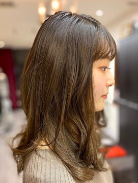 ソーホープレミアム(SOHOpremium) 柔らか巻きアレンジ×グレージュ×白髪染め@30代@40代@50代@60代