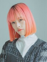 ゲート いわき(Gate)&nbsp;切りっぱなしハイトーンボブ