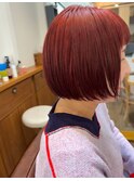 レッドブラウンボブ