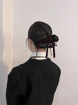 カルテ(QUARTE) リボン風ヘアセット