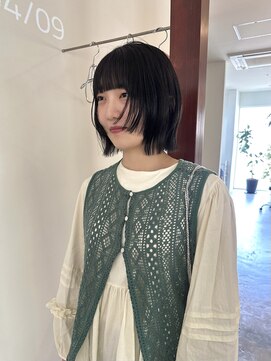 デン(den) レイヤーボブ　ラベンダーグレージュ