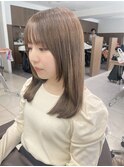 透明感ベージュカラー