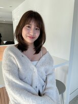 ヘルシー韓国レイヤー　 似合わせ顔周りカット顔まわりレイヤー