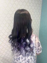 ブランシスヘアー(Bulansis Hair)&nbsp;オーダーエクステで紫インナー