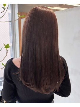 ブリーチなしダブルカラーでつくるチョコレートブラウン