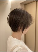 デザインカラー/レイヤーカット/ウェットヘア/オリーブベージュ