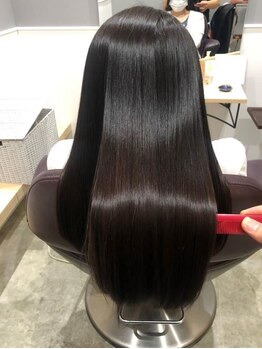 【カラーとヘアケアに特化したサロン】柔らかく艶のあるサラサラヘアが手に入る!ナチュラルな仕上がりが◎