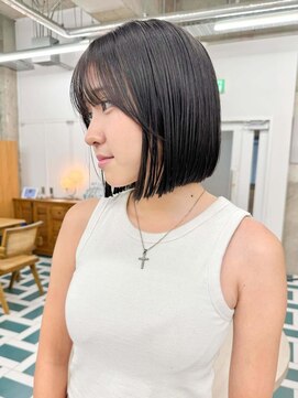 ノエ(noe) ミディアムヘア/デザインカラー/フェイスフレーミング/栄r172