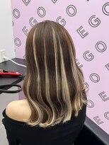 エゴ 池袋(EGO)&nbsp;ハイライト/シールエクステ/ベージュカラー