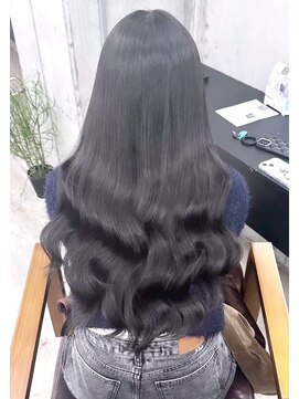 モアナ バイ ヘッドライト 長野駅前店(Moana by HEADLIGHT) #長野駅前#ダブルスキル#羽エク#エクステ#ブルーブラック