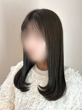 アヴァンス ジェイアール和歌山店(AVANCE.) 赤みゼロ オリーブブラウン×低めレイヤー