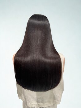 フェイス 石川町 (FACE)の写真/ダメージレスにこだわった縮毛矯正で、憧れのナチュラルストレートが叶う☆髪質に合わせてご提案します♪