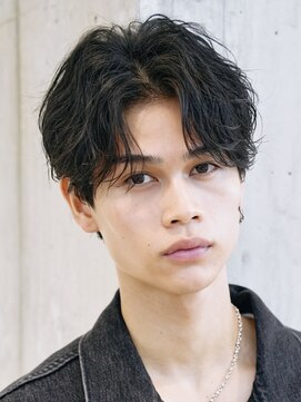 フィフス 札幌大通(fifth) 札幌センターパートフェザーパーマ毛流れ微分けフェザーショート