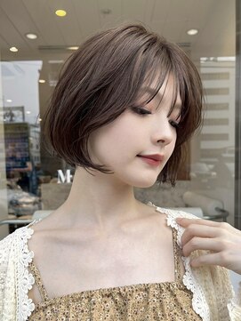 POCKET郡山安積店 ショートカットレイヤーカット髪質改善縮毛矯正【4月1日OPEN予定】 イメチェン/ピンクベージュ/アンブレラカラー/前髪/郡山安積5