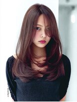 ダル 渋谷/表参道(DAL.)&nbsp;ボルドーカラー/艶カラー/レイヤーカット/顔周りレイヤー