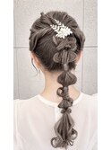 パーティーヘアセット27/ヘアアレンジ/ボブ/レイヤー/ブリーチ