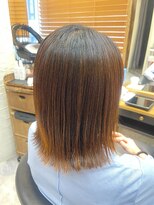 ヘアリゾート粋 トゥジュ 池袋東口店(tujuh) 透明感ブラウンベージュ/ミディアム/レイヤーカット
