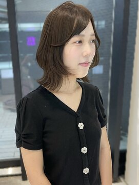 キーン 吉祥寺店(keen) 《アイカワ》ボブレイヤー×オリーブベージュ